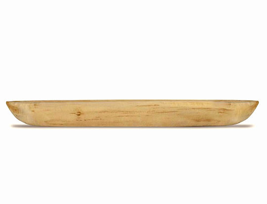 Bol Decorativ Lemn Natural 70x12x7cm 1buc