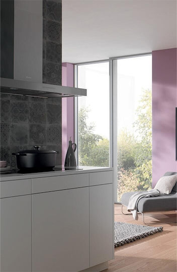 Miele PUR 98 W Kamin-Dunstabzug 89.8cm Inox