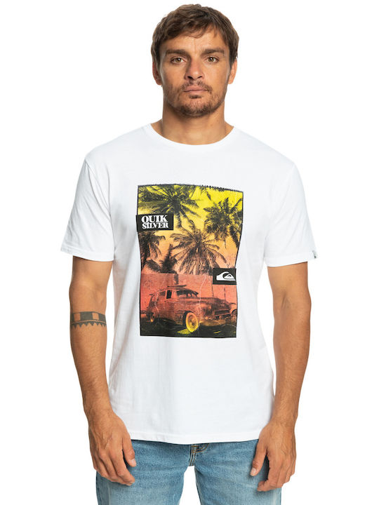 Quiksilver Photoprint Men's Short Sleeve T-shirt White