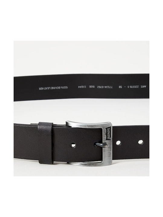 Levi's Men's Leather Belt Black