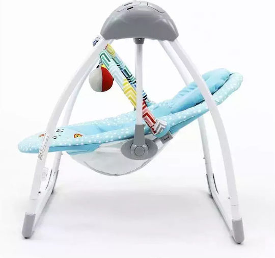 Asalvo Elektrisch Baby Relax Schaukel Musical mit Musik Blau für Kind bis 9kg