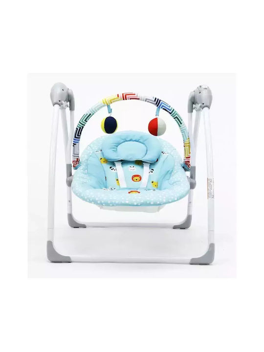 Asalvo Electric Baby Relax Swing Musical with Music Blue for Child up to 9kg