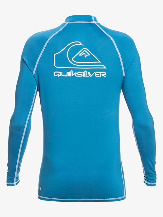 Quiksilver On Tour Αντηλιακή Μπλούζα Μπλε