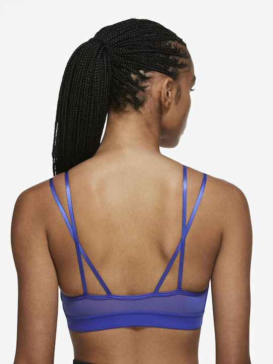 Nike Dri-Fit Yoga Women's Sports Bra without Padding Blue