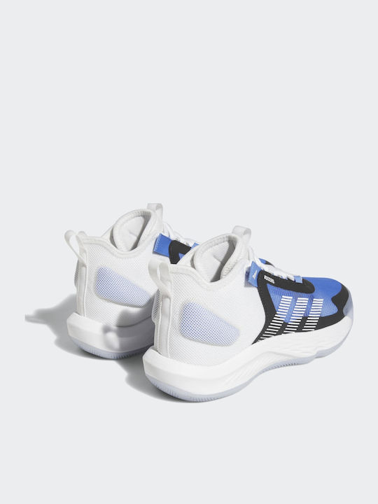 Adizero Select High Basketball Shoes Blue Fusion / Core Black / Cloud White