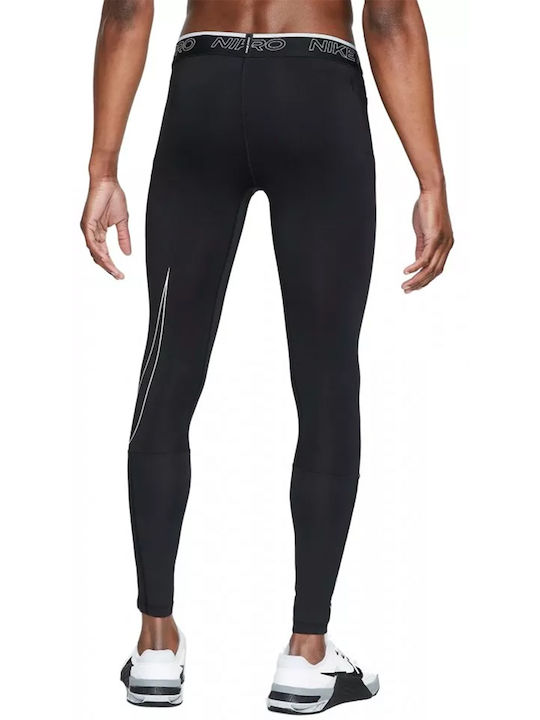 Nike Pro Dri-FIT Ανδρικό Αθλητικό Κολάν Μακρύ Μαύρο