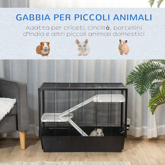 Pawhut Pawhut Rodents Cage Indian Hamster Cage 80x48x58cm