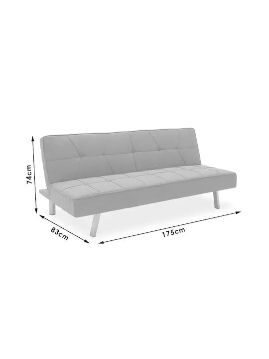 Travis Canapea Cu Trei Locuri Pat Albastru Deschis 175x83x83cm