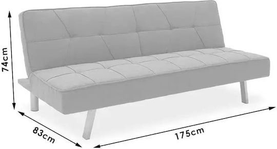 Travis Canapea Cu Trei Locuri Pat Albastru Deschis 175x83x83cm