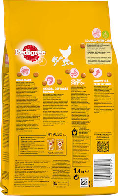 Pedigree Vital Protection Junior 1.4kg Dry Food for Puppies of Small Breeds with and with Chicken / Rice