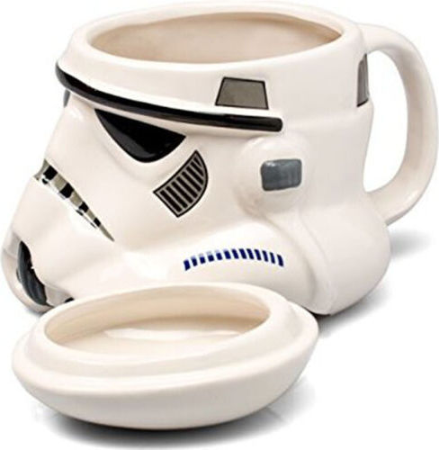 Paladone Star Wars - Stormtrooper Becher Keramik mit Deckel Weiß 400ml Paladone Star Wars - Stormtrooper Becher Keramik mit Deckel Weiß 400ml