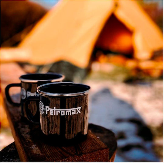 Petromax Becher Emaille Schwarz 370ml