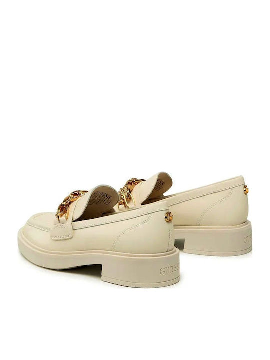 Kabele Γυναικεία Loafers σε Μπεζ Χρώμα