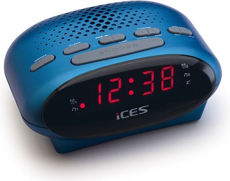 Lenco ICR-210 Blue Tisch-Digitaluhr mit Wecker & Radio Hellblau ICR-210 Lenco ICR-210 Blue Tisch-Digitaluhr mit Wecker & Radio Hellblau ICR-210