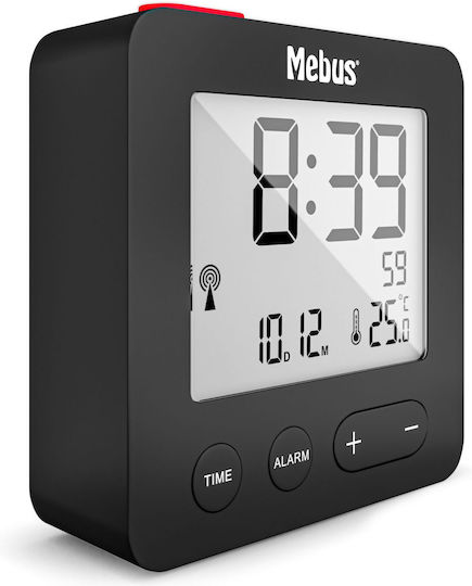 Mebus Funk Wecker Επιτραπέζιο Ρολόι με Ξυπνητήρι 25801