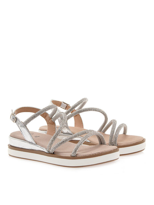 Exe Kinder Sandalen Silber