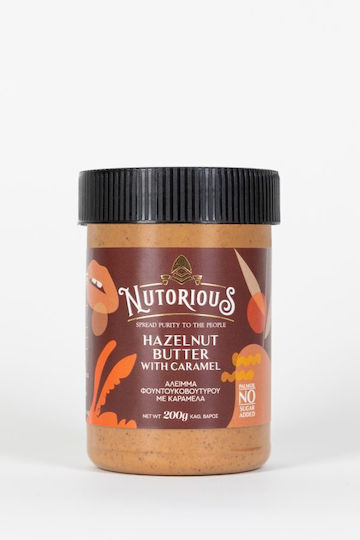 Nutorious Hazelnut Butter Hazelnut butter with Caramel with Caramel 200gr