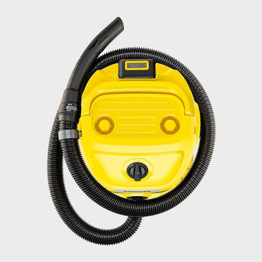 Karcher WD 2-18 Rechargeable Vacuum Wet / Dry with Plastic Bin 12lt
