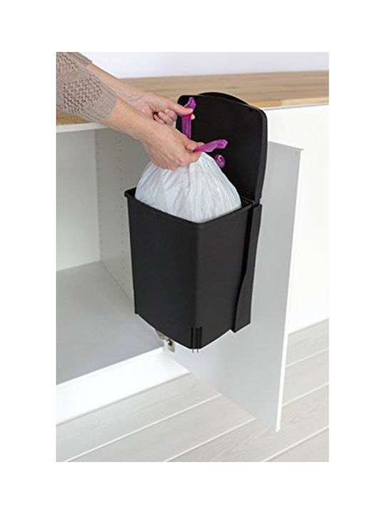 Brabantia Κάδος Απορριμμάτων Πλαστικός Μαύρος 10lt
