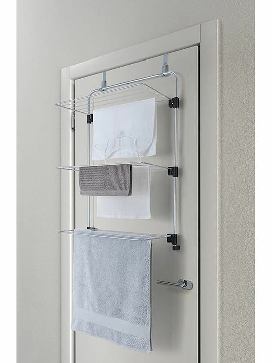 Metaltex Gale Metallic Folding Hanging Clothes Drying Rack with Hanging Length 11m