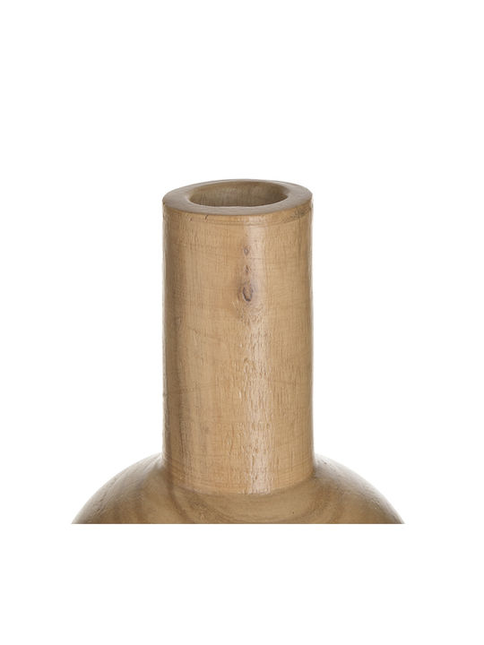 Inart Wooden Vase 15x15x34cm