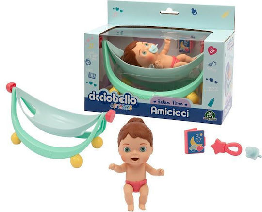 Giochi Preziosi Σετ με Μωρό Κούκλα Φιλαράκια Κούνια Μπέλα για 3+ Ετών