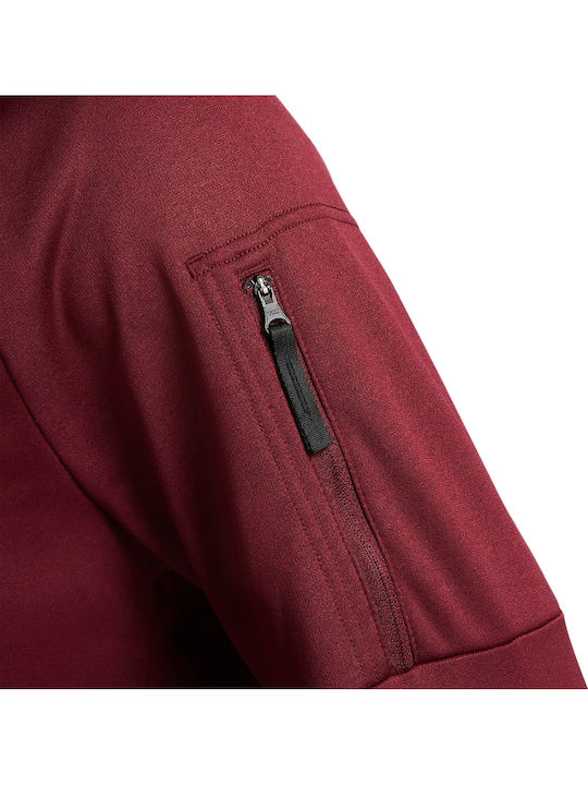 Dri-Fit Sweatshirt mit Kapuze Burgundisch
