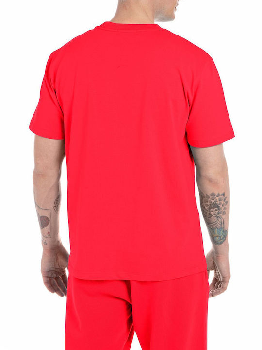 Replay Herren T-Shirt Kurzarm Rot