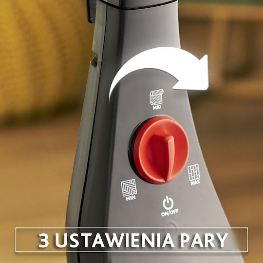 Vileda Steam Plus Steam Cleaner 1bar with Stick Handle