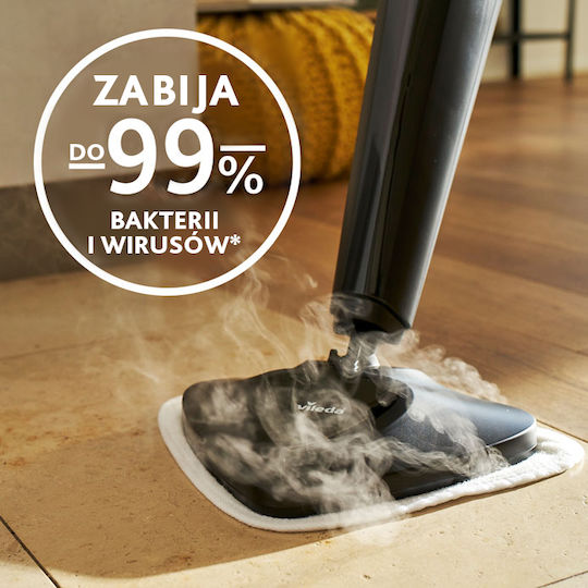 Vileda Steam Plus Steam Cleaner 1bar with Stick Handle