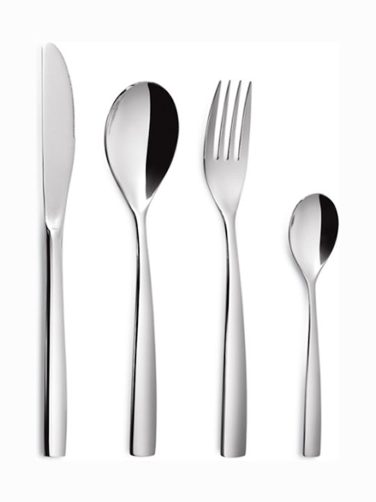 Comas Barcelona Cutlery Set Stainless Black 24pcs