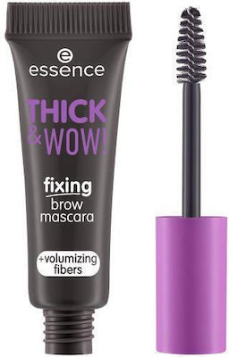 Essence Thick & Wow Wimperntusche für Augenbrauen 04 Espresso Brown