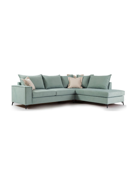 Romantic Γωνιακός Καναπές με Αριστερή Γωνία Cream - Ciel 290x235x95εκ.