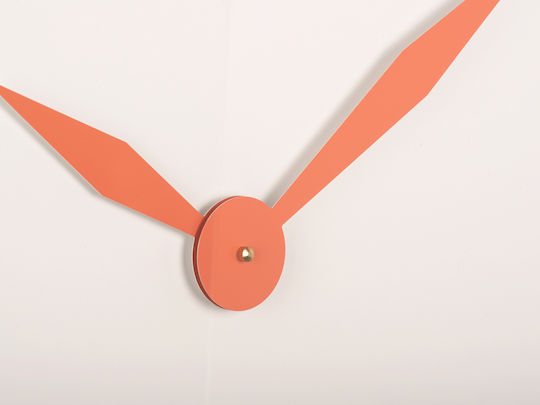 Karlsson Albatross Wall Clock Metallic White Ø50cm