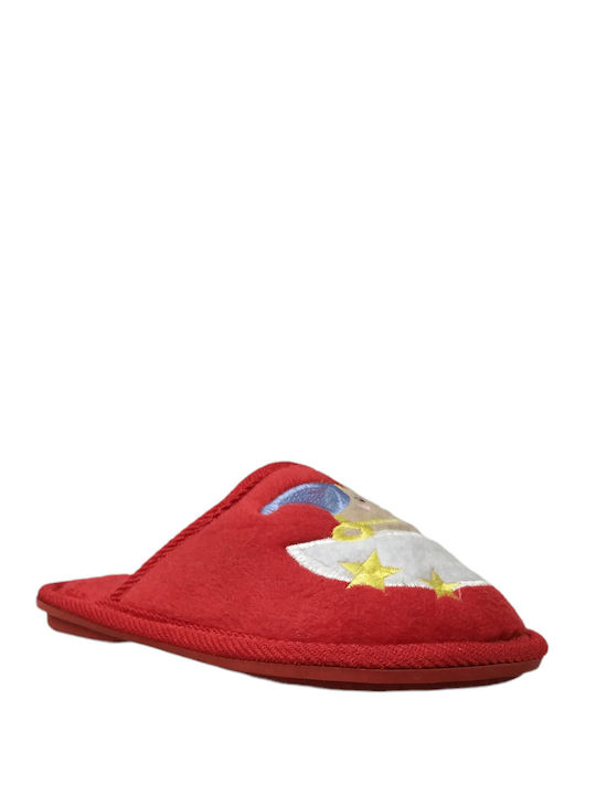 To Be Yourself Kids Slippers Red - Red