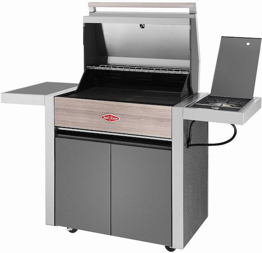 Beef Eater 1500 Series Grătar pe gaz Din fontă Grătar și Placă cu 4 buc 21.2kW și Arzător Lateral