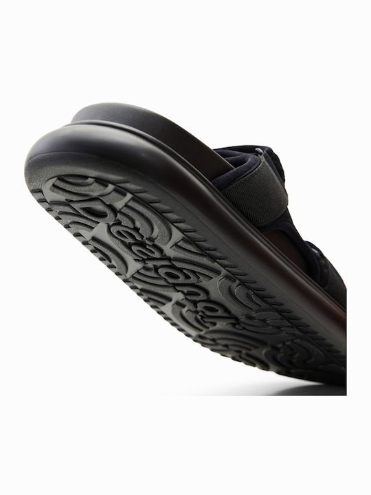 Women's Flat Sandals in Black Color
