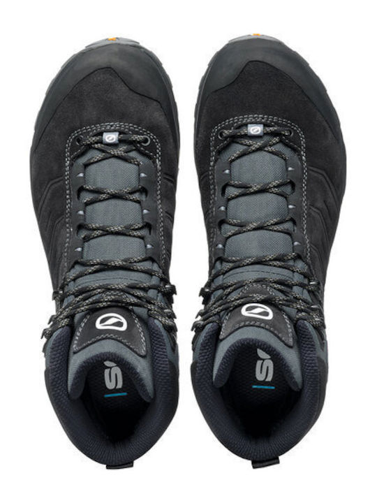 Scarpa Rush GTX Ανδρικά Ορειβατικά Μποτάκια Αδιάβροχα με Μεμβράνη Gore-Tex Μαύρα