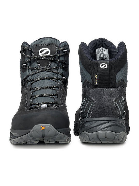 Scarpa Rush GTX Ανδρικά Ορειβατικά Μποτάκια Αδιάβροχα με Μεμβράνη Gore-Tex Μαύρα