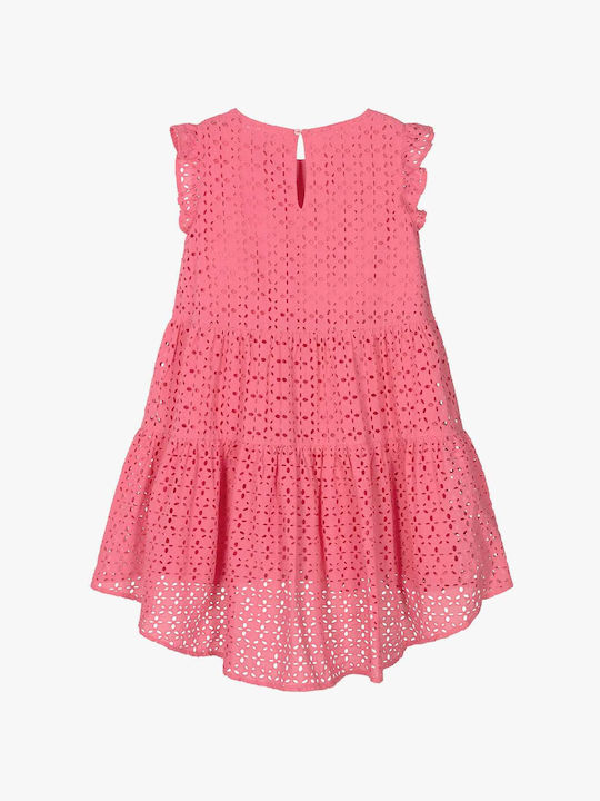 iDO Sangallo Kids Dress Sleeveless Pink