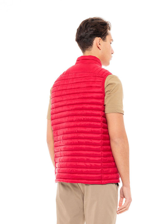 Biston 49 202 003 Men's Sleeveless Puffer Jacket Red