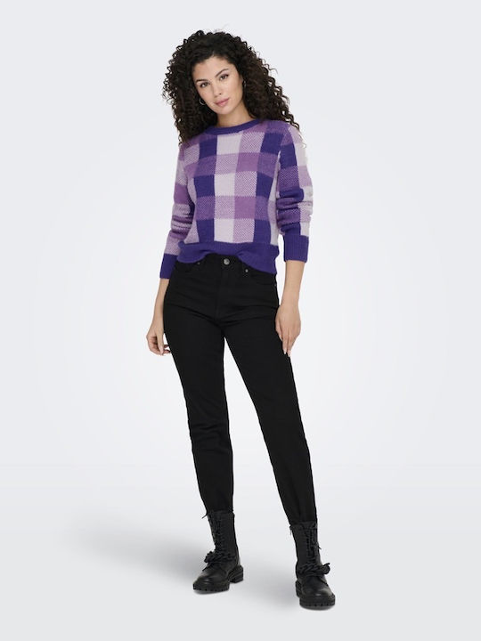 Only Women's Long Sleeve Sweater Purple