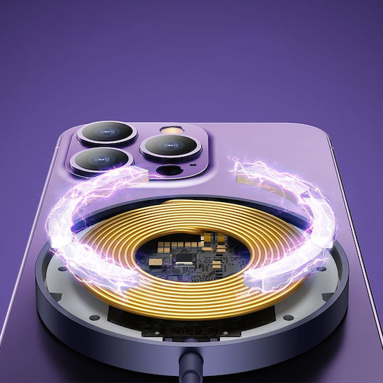 Baseus Magsafe Charger 15W Dusty Purple (Simple Mini3 )