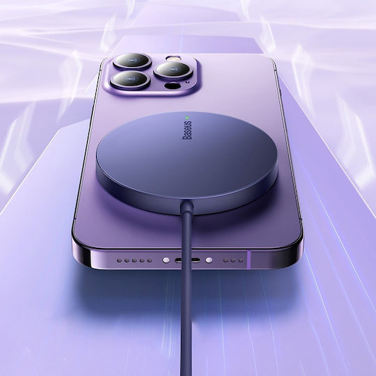 Baseus Magsafe Charger 15W Dusty Purple (Simple Mini3 )