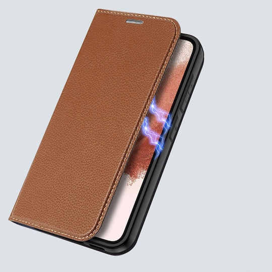 Dux Ducis Skin X2 Wallet Synthetic Leather Brown (Galaxy S23+)