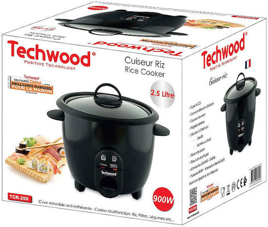 Techwood Rice Cooker 900W cu Capacitate 2.5lt