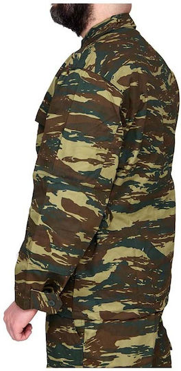 Ergo Jachetă Militară Camuflaj grecesc Kaki 012