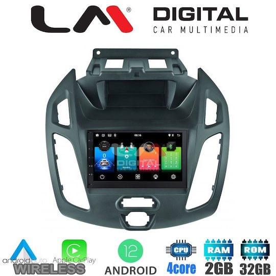 LM Digital Car Audio System 2DIN (Bluetooth/USB/WiFi/GPS/Apple-Carplay/Android-Auto) with Touch Screen 6.8"