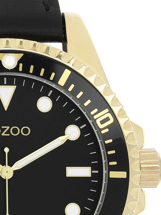 Oozoo Timepieces Ρολόι Μπαταρίας με Δερμάτινο Λουράκι Oozoo Timepieces Ρολόι Μπαταρίας με Δερμάτινο Λουράκι