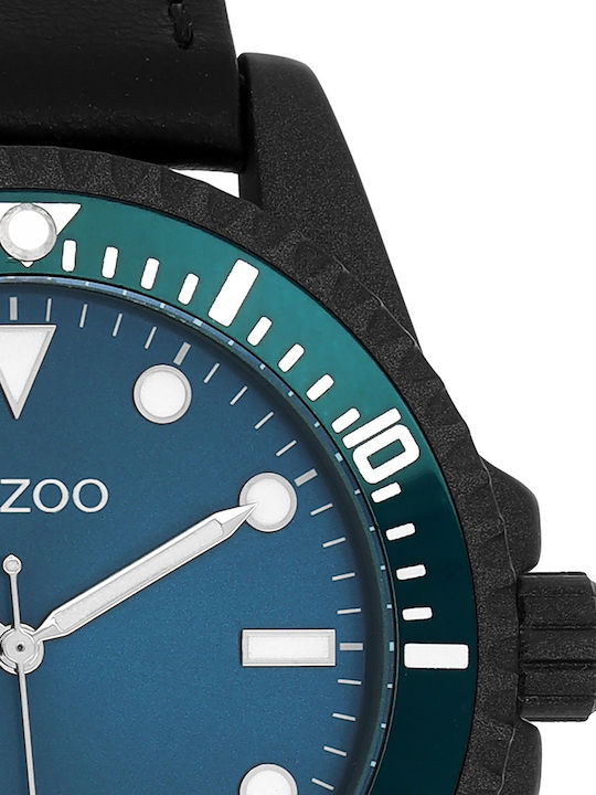Oozoo Timepieces Ρολόι Μπαταρίας με Δερμάτινο Λουράκι Oozoo Timepieces Ρολόι Μπαταρίας με Δερμάτινο Λουράκι